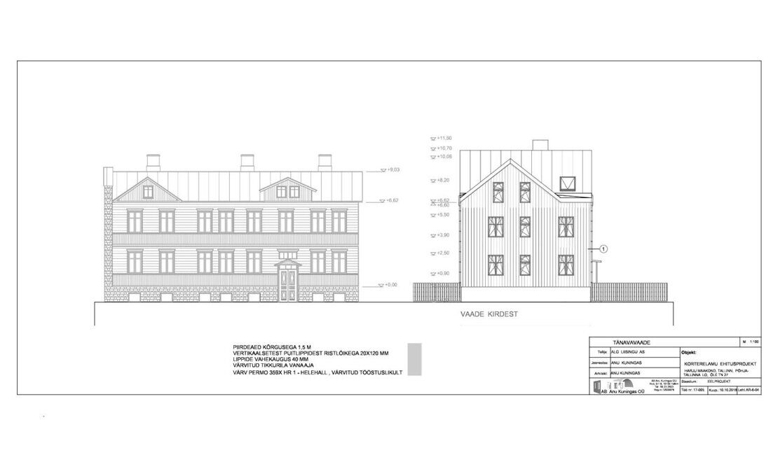 Ristiku tn 28, Õle tn 27, Õle tn 27a, Tallinn