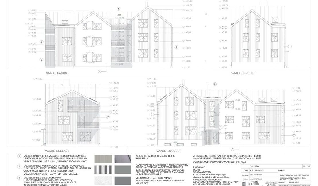 Ristiku tn 28, Õle tn 27, Õle tn 27a, Tallinn
