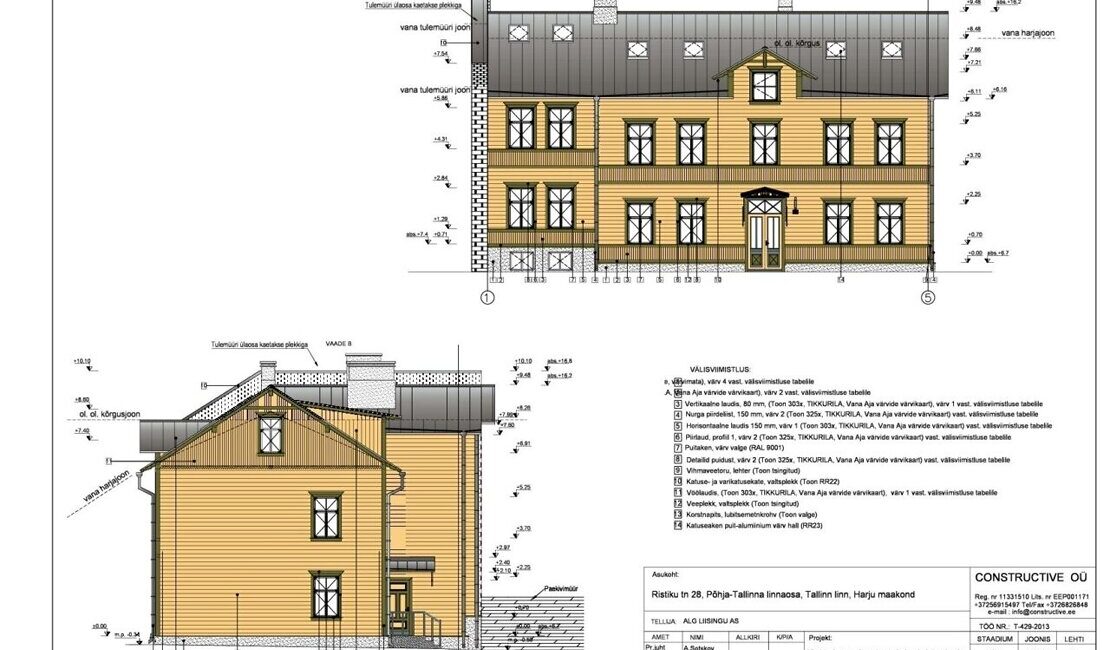 Ristiku tn 28, Õle tn 27, Õle tn 27a, Tallinn