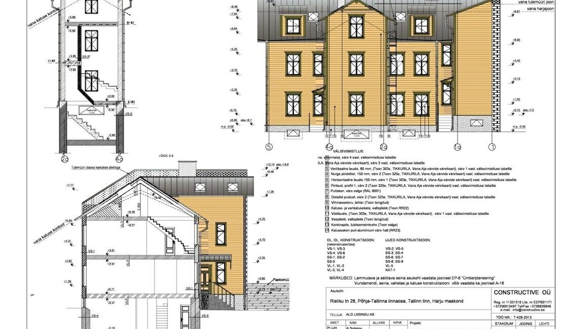 Ristiku tn 28, Õle tn 27, Õle tn 27a, Tallinn